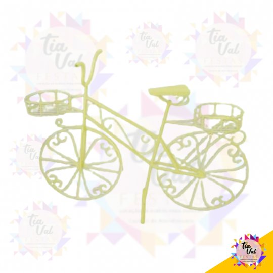 BICICLETA AMARELO BEBE GRANDE (FERRO)