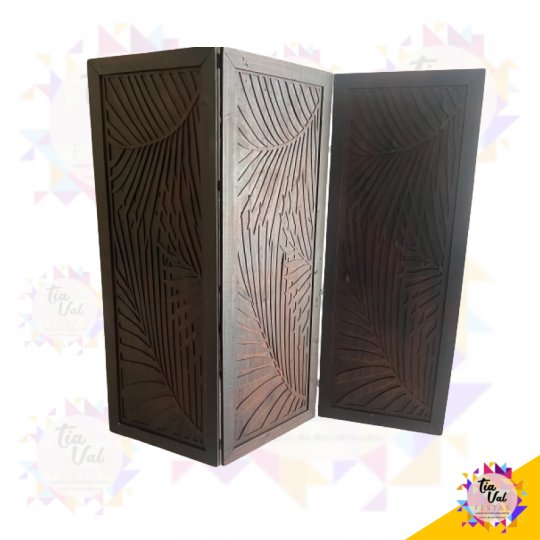BIOMBO RUSTICO SELVA (3 PARTES)  - PAINEL
