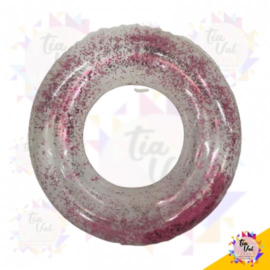 BOIA COM GLITER ROSA