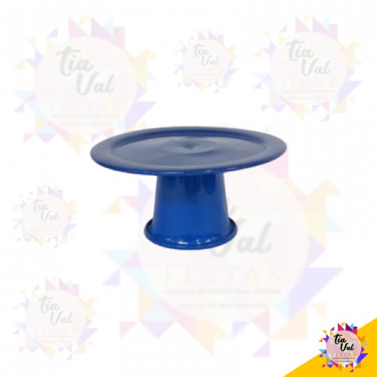PORTA DOCES AZUL ROYAL PEQUENA - ALUMINIO