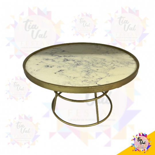 BOLEIRA DOURADA GRANDE FERRO 35CM