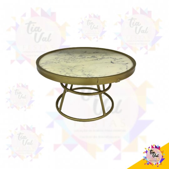 BOLEIRA DOURADA PEQUENA - FERRO 25CM