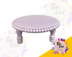 Foto de BOLEIRA - PORTA DOCES LILAS - GRANDE 29 CM