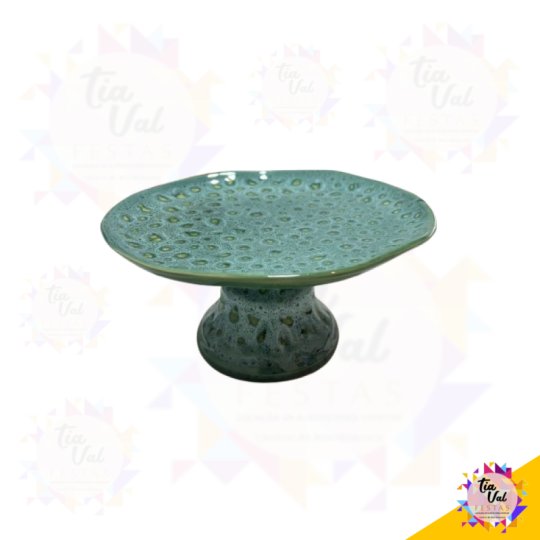 BOLEIRA - PORTA DOCES VERDE 22 X 11 - P