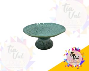 Foto de BOLEIRA - PORTA DOCES VERDE 22 X 11 - P