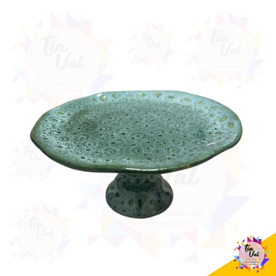 BOLEIRA - PORTA DOCES VERDE 27 X 14 - G