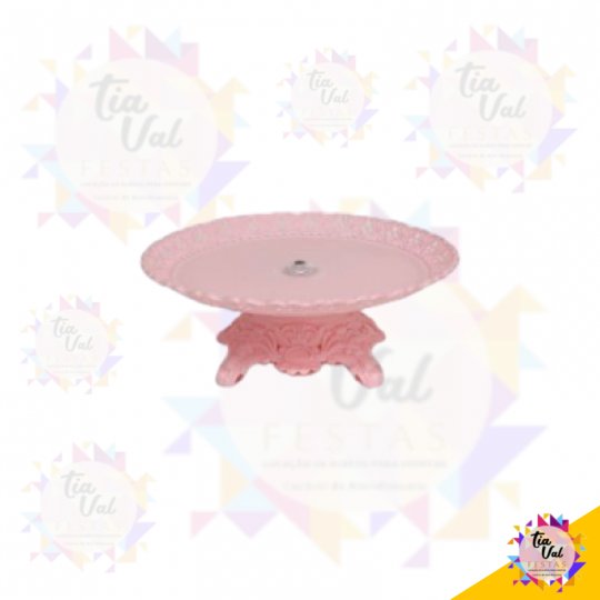 BOLEIRA ROSA CLARO TRABALHADA (PLASTICO)