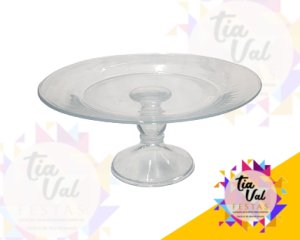 Foto de BOLEIRA VIDRO C/ PE MEDIA - PE VIDRO 26 CM