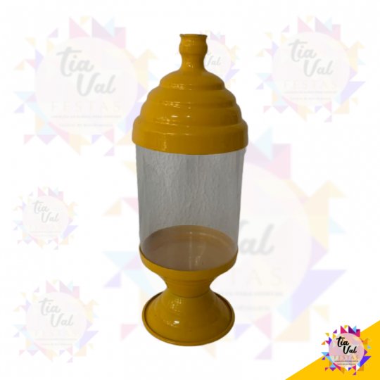 BOMBONIERE DE ACRILICO AMARELA