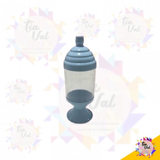 BOMBONIERE AZUL CLARO DE ACRILICO