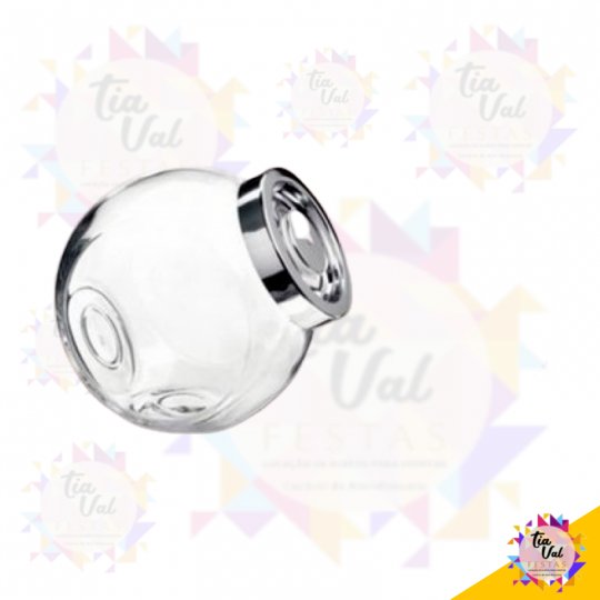 BOMBONIERE COM TAMPA PRATA