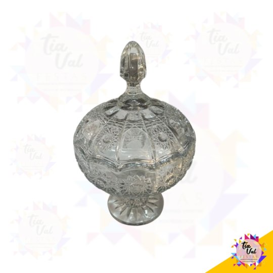 BOMBONIERE POTHICHE VIDRO - CRISTAL 0,7 X 0,26 CM