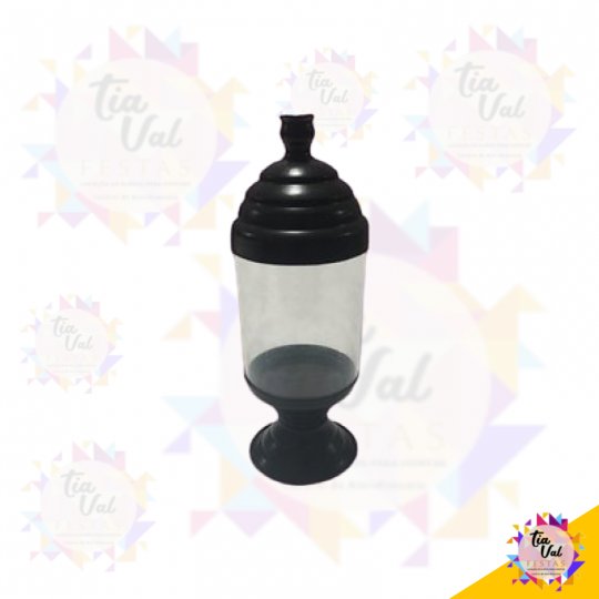 BOMBONIERE DE ACRILICO PRETA