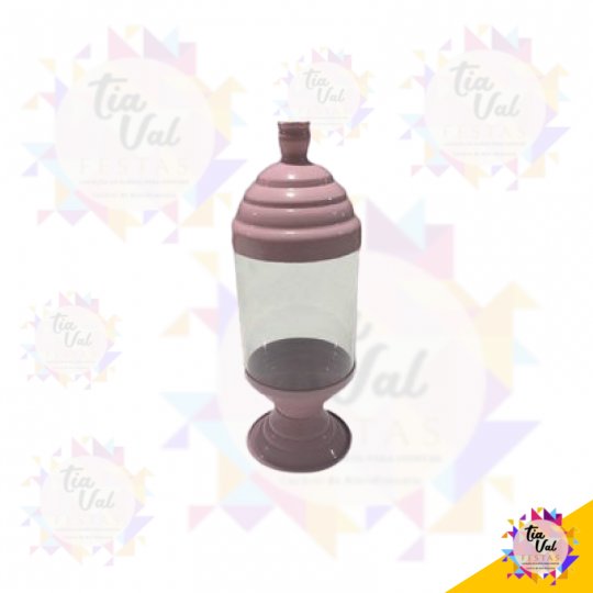 BOMBONIERE DE ACRILICO ROSA CLARO