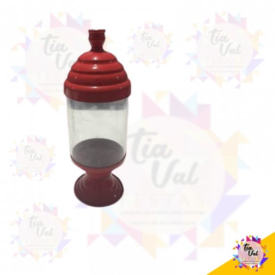 BOMBONIERE DE ACRILICO VERMELHA