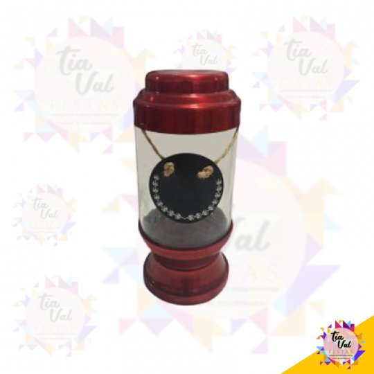 BOMBONIERE DE ALUMÍNIO VERMELHA