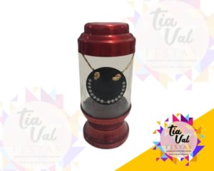 Foto de BOMBONIERE DE ALUMÍNIO VERMELHA