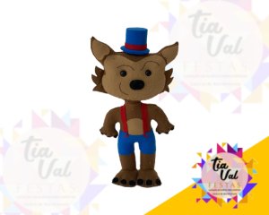 Foto de BONECO LOBO MAL EM FELTRO