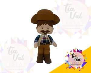 Foto de BONECO MENINO CAIPIRA EM FELTRO - SÃO JOAO