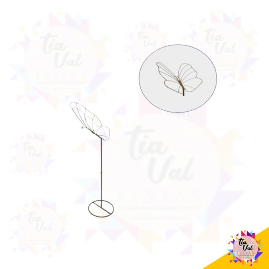 BORBOLETA DOURADA - FERRO