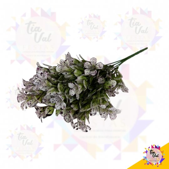 BUQUÊ BRANCO COM LILAS