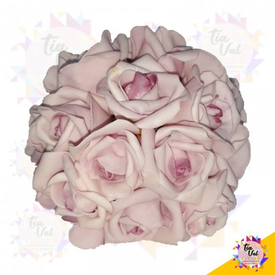 BUQUÊ DE ROSAS LILAS PEQUENO