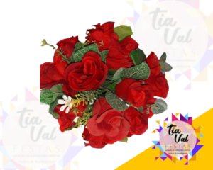 Foto de BUQUÊ DE ROSAS VERMELHAS PEQUENO
