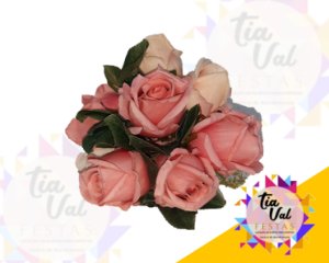 Foto de BUQUÊ ROSAS ROSA PEQUENO