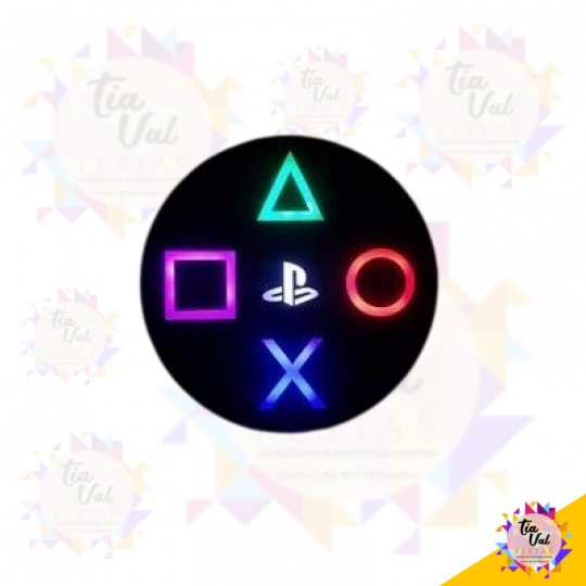 BOX PLAYSTATION VIDEO GAME - LUMINARIA 26 X 26 CM