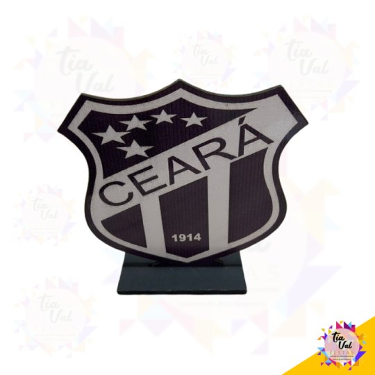 BRASÃO CEARA - MDF 14 X 16 CM - FUTEBOL