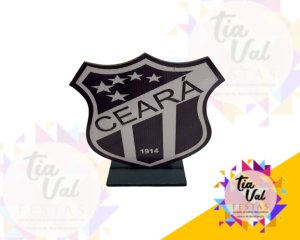 Foto de BRASÃO CEARA - MDF 14 X 16 CM - FUTEBOL