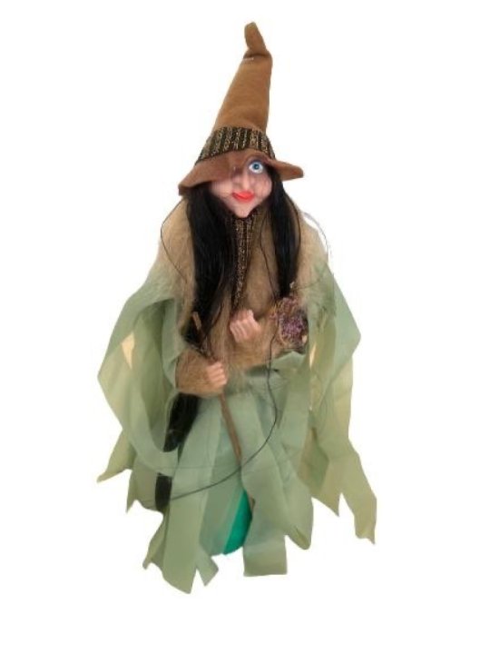 BRUXA VERDE TERRA - HALLOWEN - 40 CM
