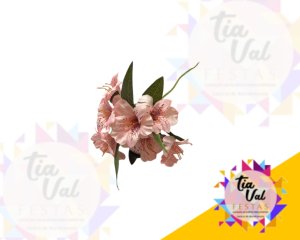 Foto de BUQUÊ ASTROMELIA - ROSA  CLARO - 25 CM