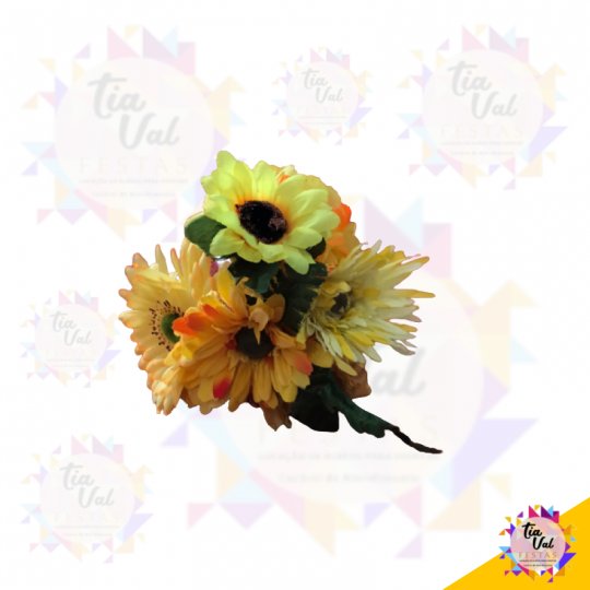 BUQUÊ DE ROSAS AMARELA PEQUENO