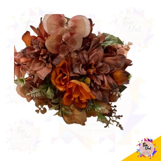 BUQUÊ DE ROSAS LARANJA PEQUENO