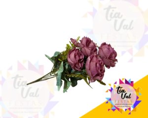Foto de BUQUE ROSAS LAVANDA 35 X 7