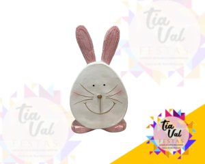 Foto de CABEÇA COELHO ROSA 16 X 28 - PASCOA