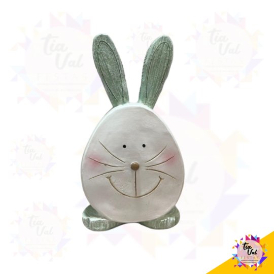 CABEÇA COELHO VERDE 16 X 28 - PASCOA