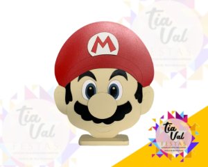 Foto de CABEÇA MARIO - MARIO BROS - MDF