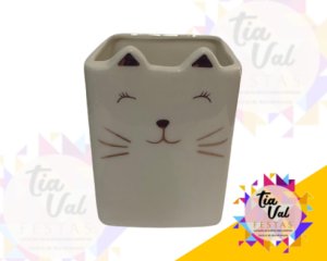 Foto de CACHEPOT QUADRADO GATO PEQUENO