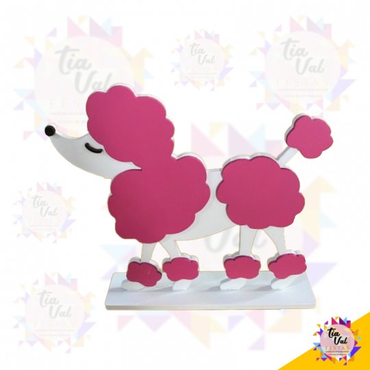 CACHORRO POODLE BARBIE - MDF