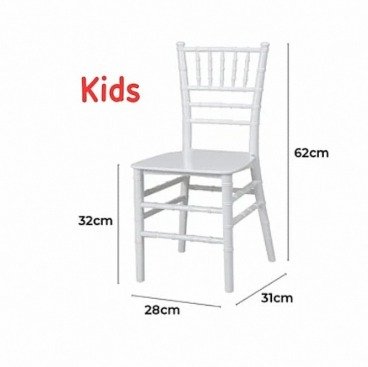 CADEIRA BRANCA - TIFFANY - INFANTIL
