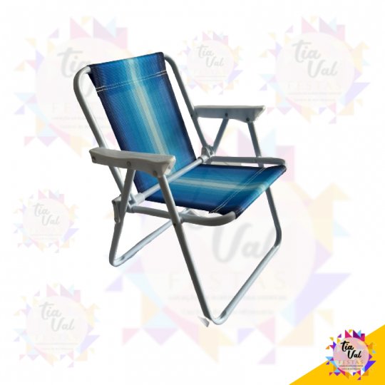 CADEIRA DE PRAIA AZUL -INFANTIL