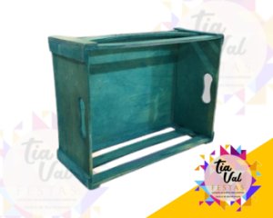 Foto de CAIXOTE AZUL VAZADO GRANDE