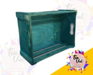 Foto de CAIXOTE AZUL VAZADO MEDIO