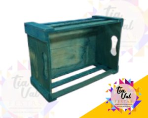 Foto de CAIXOTE AZUL VAZADO PEQUENO