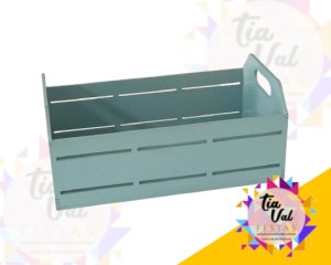 Foto de CAIXOTE CERA VAZADO AZUL BEBE