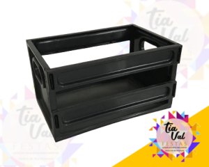 Foto de CAIXOTE DE PLASTICO PRETO P