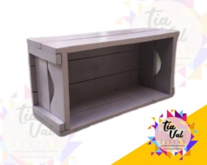 Foto de CAIXOTE LILAS C/ ALÇA M (RUSTICO)