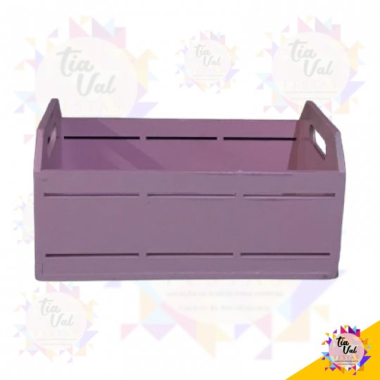 CAIXOTE ROSA VAZADO M